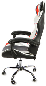 Массажные кресла Calviano Вибромассажное кресло  ASTI ULTIMATO black/white/red