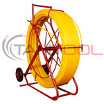 Протяжка для кабеля, 11 мм, 450 м, на тележке, УЗК-11-450, TANTOOL