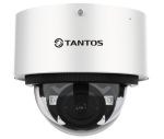 IP Видеокамера уличная антивандальная купольная  Tantos TSi-Vn253VZ