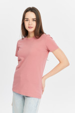 Футболка женская приталеная пыльная роза  XXXL