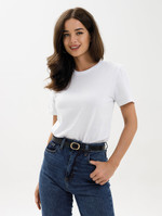 Женская базовая футболка белая Texdress  XXXL