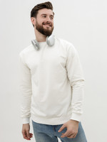 Свитшот мужской без начеса молочно-белый 240гр Texdress  XXXL