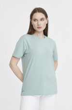 Футболка женская прямого кроя мятная  XXXL