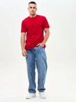 Мужская базовая футболка красная Texdress  6XL