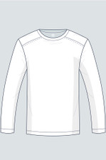 Лонгслив мужской черный с лайкрой Texdress  XL