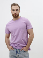 Мужская базовая футболка сиреневая Texdress  XXXL