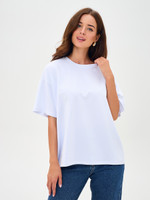 Футболка женская оверсайз белая 160г/м Texdress  XXL