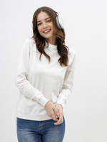 Свитшот женский базовый белый Texdress  XXXL