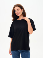 Футболка женская оверсайз черная 160г/м Texdress  XXL