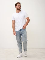 Мужская базовая футболка белая Texdress  5XL