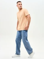 Мужская базовая футболка телесная Texdress  6XL