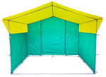 Палатка Митек Домик 3.0х2.0 К (желто-зеленый)