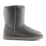 Женские угги Ugg Classic Short Metallic Grey