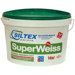 Краска матовая дисперсионная “SILTEX” “SuperWeiss”, 40 кг