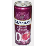 Пиво Балтика безалкогольное № 0 Гранат 0,33 л х 24 шт, ж/б
