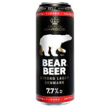 Пиво Беар Бир (Bear Beer) 0.5 л х 24 шт, ж/б