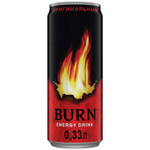 Напиток энергетический Burn (Берн) Original, 0,33л х 12 шт