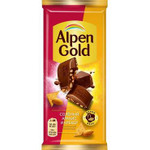 Шоколад Альпен голд (Alpen Gold) молочный соленый арахис крекер 80 гр х 21 шт, флоу-пак