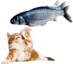 Интерактивная рыбка-игрушка для кошек и собак “Танцующий карп”