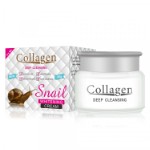 Отбеливающий крем Collagen DEEP CLEANSING Snail WHITENING CREAM 80 мл