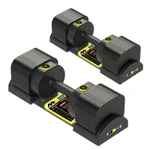 Гантель регулируемая MX Select MX55 EVO, эргономичная прорезиненная рукоять, вес 4.9-25.3 кг, 1 шт