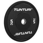 Диск бамперный Tunturi Platinum, черный, 5 кг