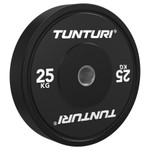 Диск бамперный Tunturi Platinum, черный, 25 кг