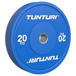 Диск бамперный Tunturi Platinum, синий, 20 кг