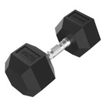 Гантель гексагональная обрезиненная Tunturi Platinum, 20 кг