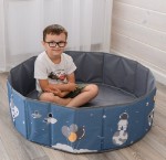 Сухой бассейн для шариков UNIX Kids Space 100 Blue (без шариков)