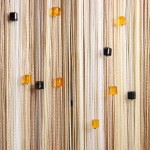 3м Нитяные шторы Vershtor радуга с кубиками №123, плотные