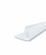 Профиль f-образный 45×10×3000 мм белый