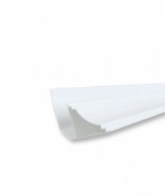 Плинтус потолочный для панелей пвх 10 мм белый 3 м