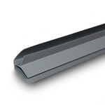 Угол внутренний для панелей пвх 10×3000 мм серый