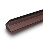 Угол внутренний для панелей пвх 10×3000 мм шоколад