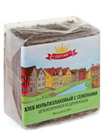 Хлеб мультизлаковый с семенами, Old Town, цельнозерновой бездрожжевой 450 грамм