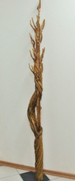 Ствол дерева плетёный с корнями искусственный 213 см.