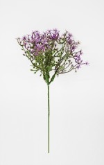 Вставка искусственной травы фиолетовая 20 см