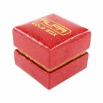 Кольцевая коробка - ювелирные футляры с логотипом вашего бренда Alfa Gold Box KDCK01