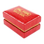 Коробка для Обручальные кольца - ювелирные футляры с логотипом вашего бренда Alfa Gold Box KDCK2