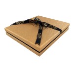 Коробка для - Тонкий комплект - ювелирные футляры с логотипом вашего бренда Alfa Gold Box KLCK15