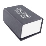 Коробка для Обручальные кольца - ювелирные футляры с логотипом вашего бренда Alfa Gold Box KM2