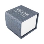 Кольцевая коробка - ювелирные футляры с логотипом вашего бренда Alfa Gold Box LM01