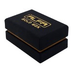 Коробка для Обручальные кольца - ювелирные футляры с логотипом вашего бренда Alfa Gold Box ST2