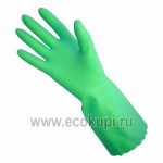 Перчатки из ПВХ с хлопковым напылением Myungjin Hygienic Glove PVC 1 пара