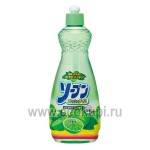 Японская жидкость для мытья посуды овощей и фруктов свежий лайм Kaneyo Fresh Lime 600 мл