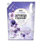Корейский кондиционер для белья Фиалка CJ LION Aroma Capsule Violet 2,1 кг мягкая упаковка