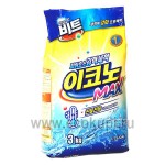 Корейский стиральный порошок CJ LION Beat Econo Max 3 кг мягкая упаковка