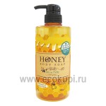 Жидкое мыло для тела с экстрактом меда и медового леса DAIICHI Honey Body Soap Oil-in Type Refill 500 мл