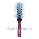 Японская профессиональная щетка для укладки волос розовая Vess Blow Brush С-150